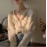 White mohair three-dimensional hook flower knitted cardigan for women's autumn age reduction 2024 versatile soft sweater thin version