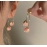 Ear clip women's niche design tassel long earrings versatile autumn and winter temperament high-end earrings